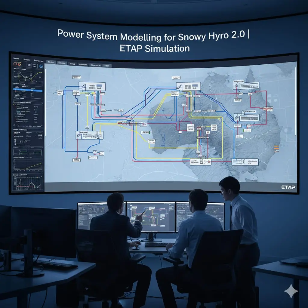 Power System Modelling for Snowy Hydro 2.0 | ETAP Simulation by Vibhawa