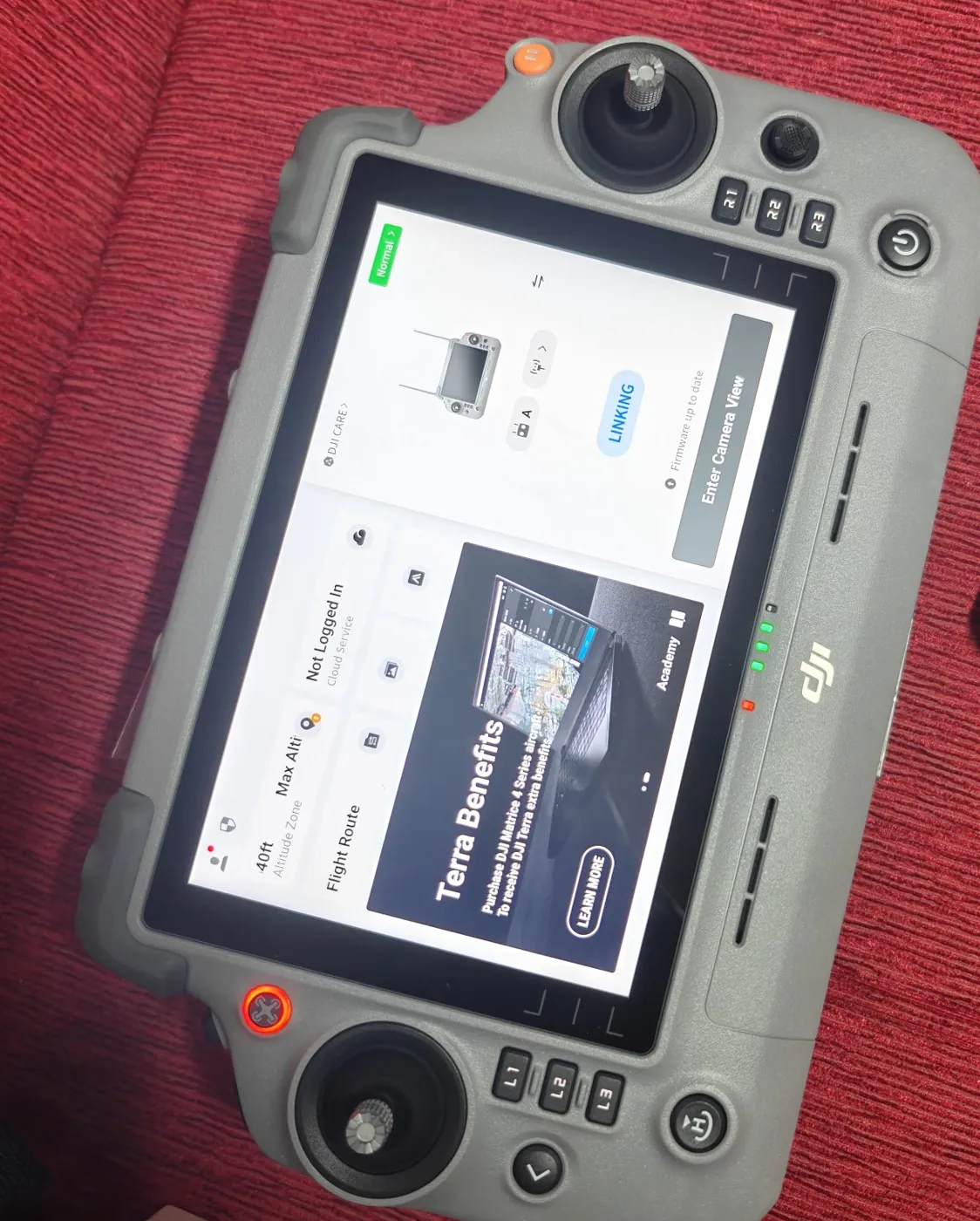 Vibhawa Adds The Dji Matrice 4T To Its Drone Thermography Fleet 4 DJI Matrice 4T remote controller linking to the aircraft during setup